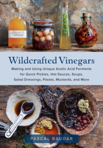 Book cover: Wildcrafted Vinegars